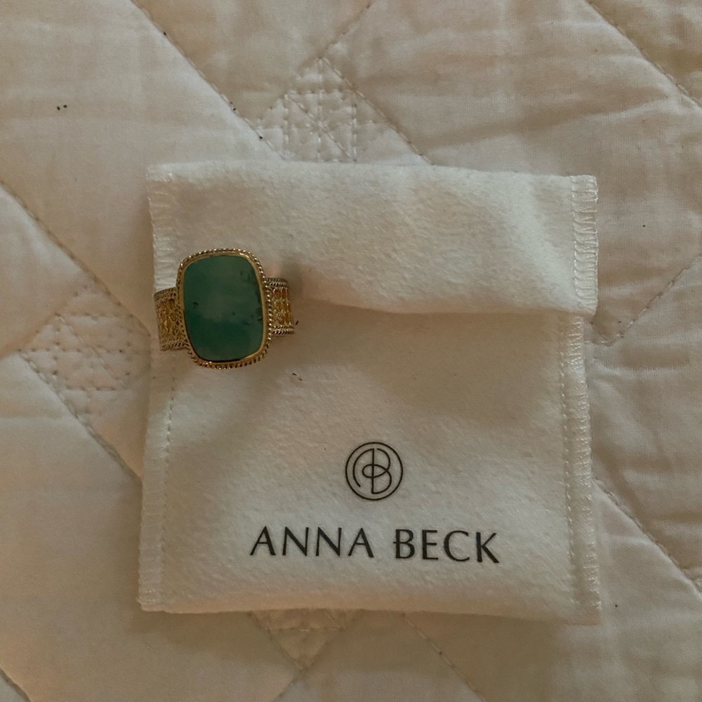 Anna Beck Turquoise Cushion Ring